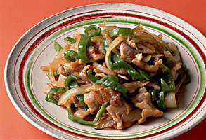 豚肉とピーマンのみそ炒め