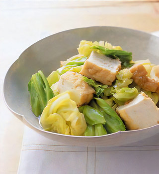 キャベツと厚揚げの和風煮