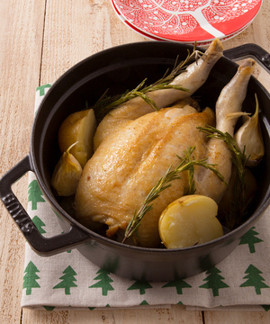 チキンの蒸し焼き