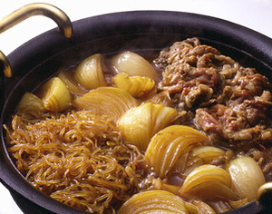 玉ねぎのすき焼き風煮